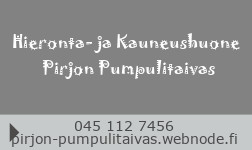 Hieronta- ja Kauneushuone Pirjon Pumpulitaivas logo